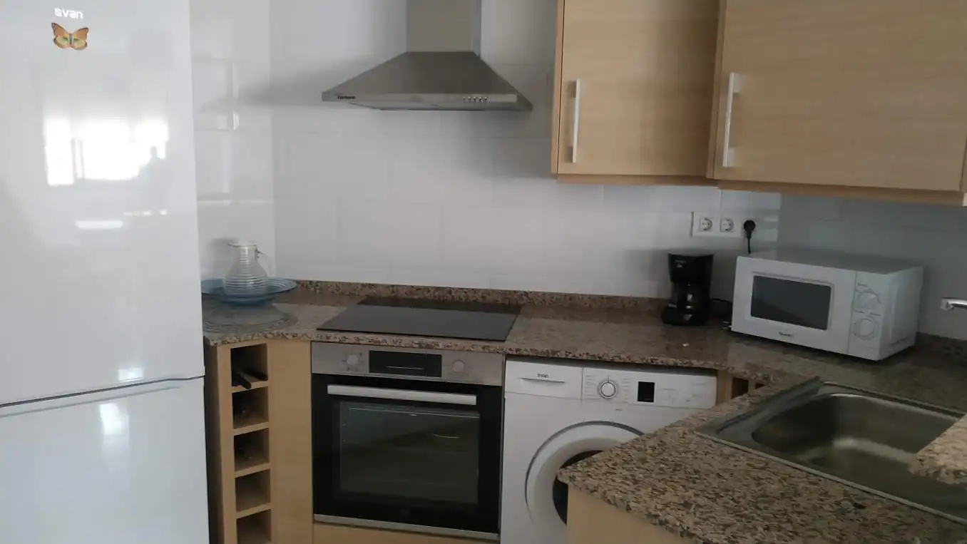 Kitchen of Flat for rent in Benicarló  with Air Conditioner, Furnished and Oven