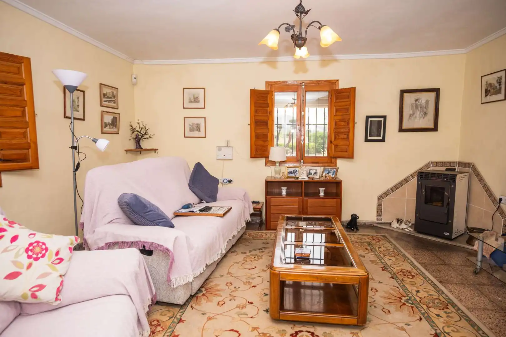Sala de estar de Casa o chalet en venta en Orihuela con Jardín privado, Terraza y Trastero