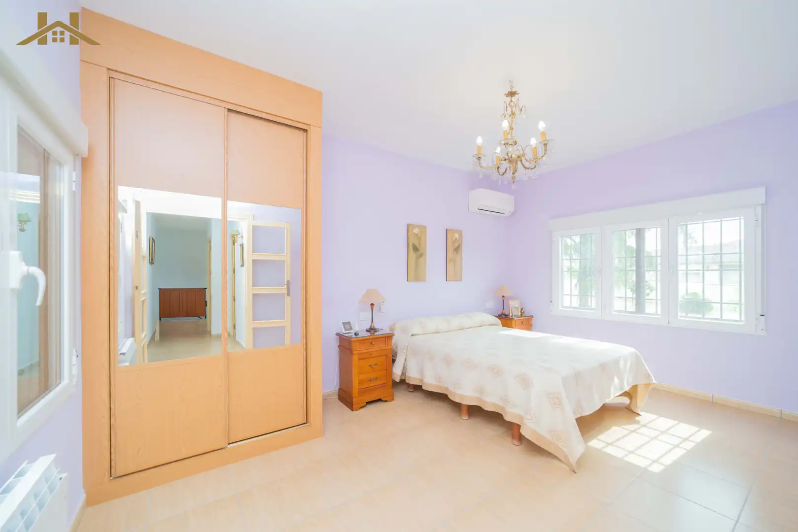 Habitación de Casa o chalet en venta en Aldea del Fresno con Aire acondicionado, Calefacción y Jardín privado