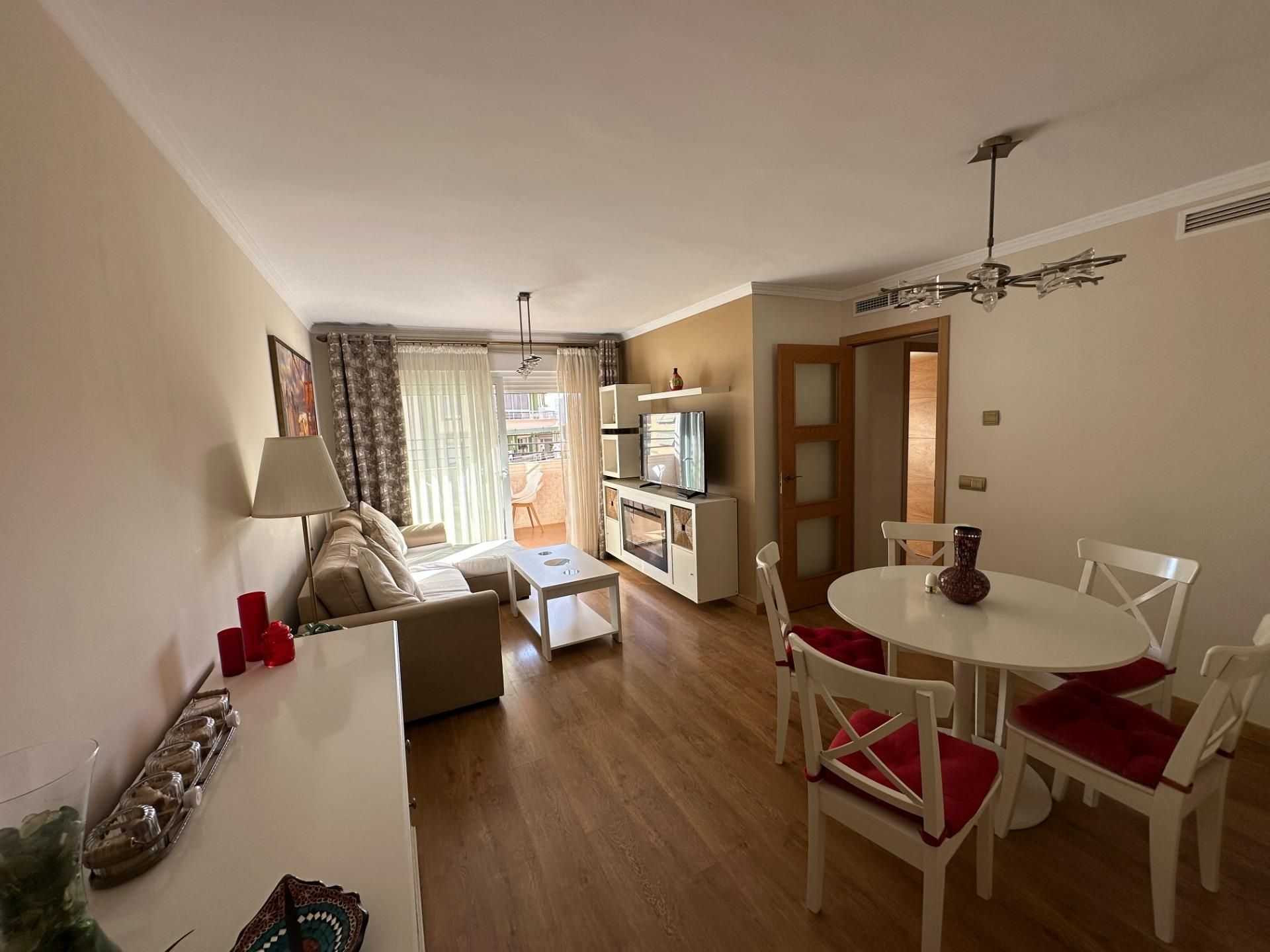 Living room of Flat to rent in Fuengirola  with Private garden, Terrace and Community pool