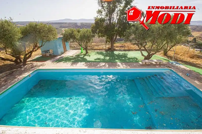 Piscina de Casa o xalet en venda en Moraleda de Zafayona amb Aire condicionat i Piscina