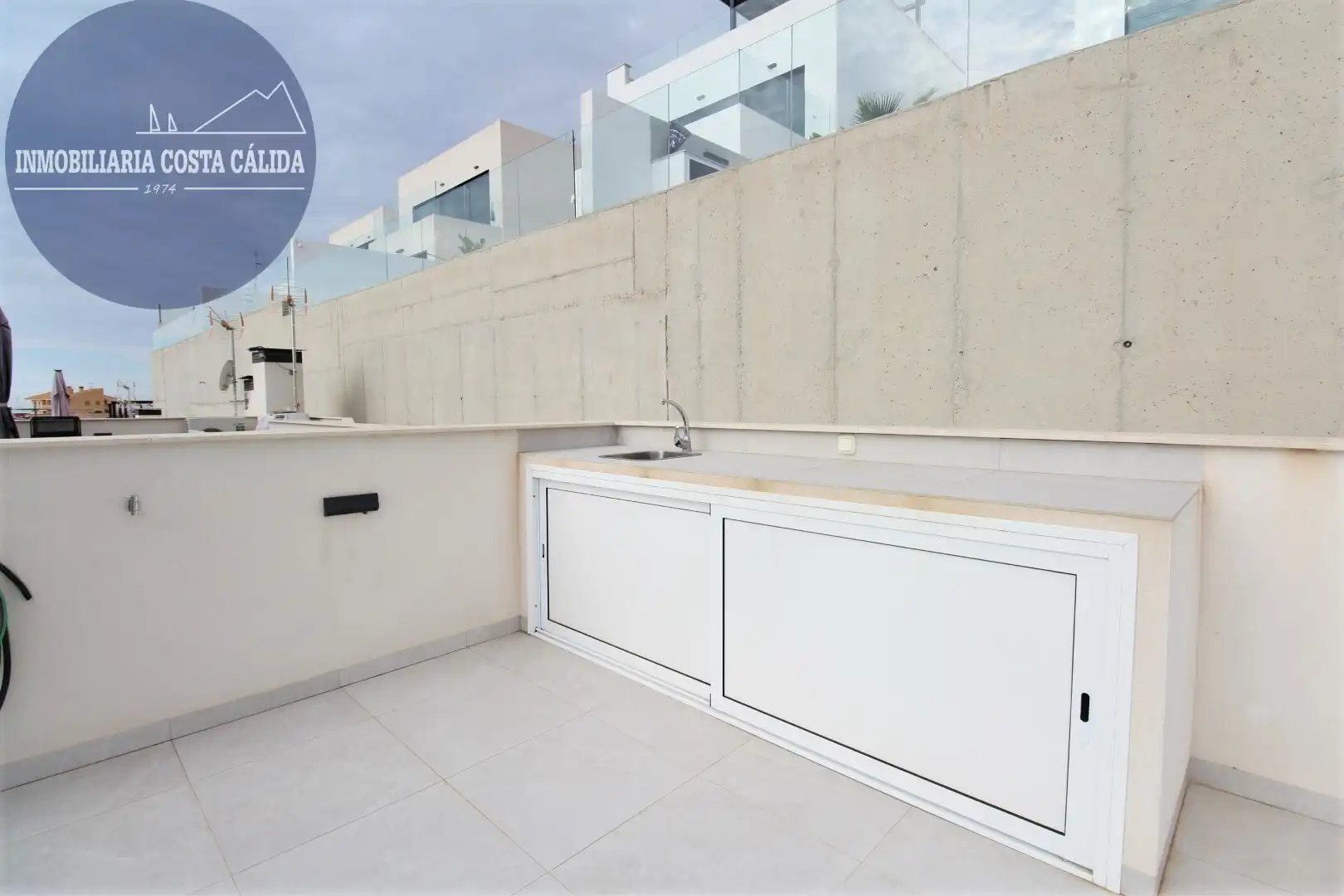 Terraza de Casa adosada en venta en Águilas con Aire acondicionado, Calefacción y Jardín privado