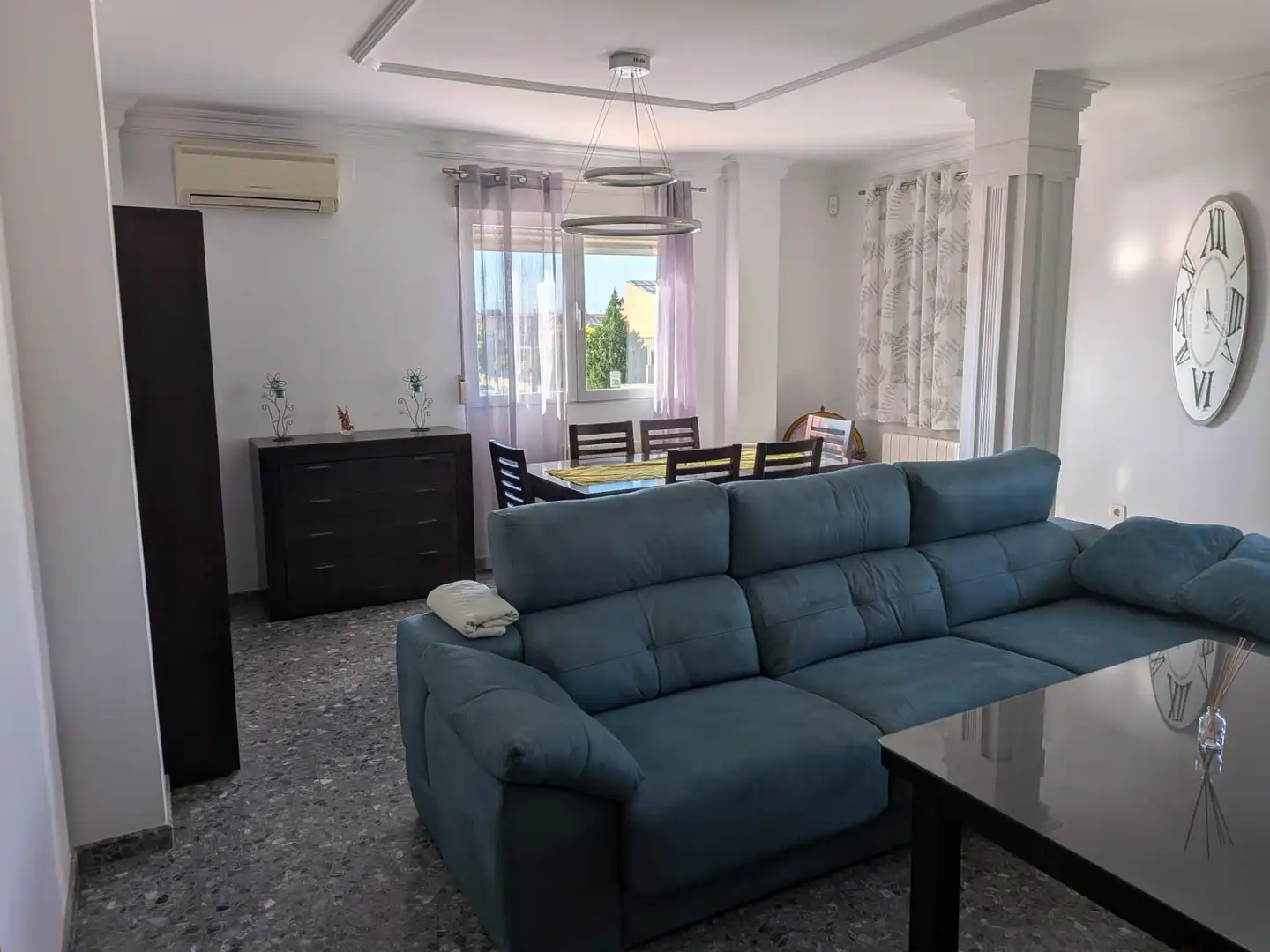Living room of Flat for rent in Alhendín  with Air Conditioner, Heating and Terrace
