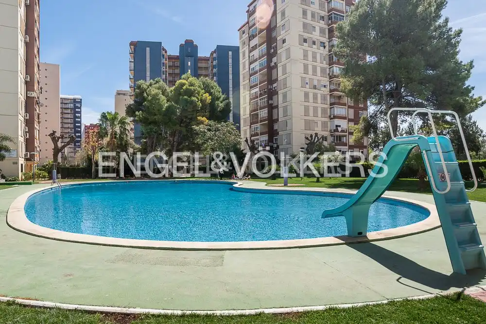 Piscina de Pis de lloguer en La Pobla de Farnals amb Aire condicionat, Calefacció i Jardí privat