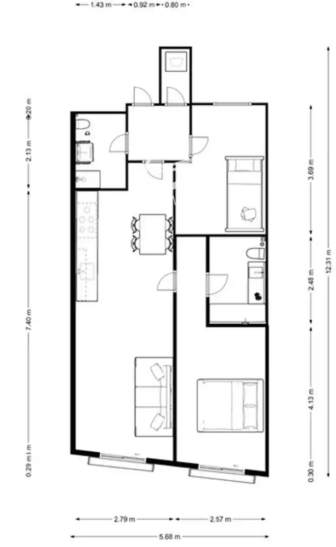 Piso en venta en Barcelona con Aire acondicionado y Terraza