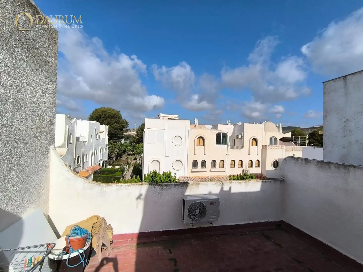 Exterior view of Detached homes for sale in El Campello  with Air Conditioner, Terrace and Swimming Pool