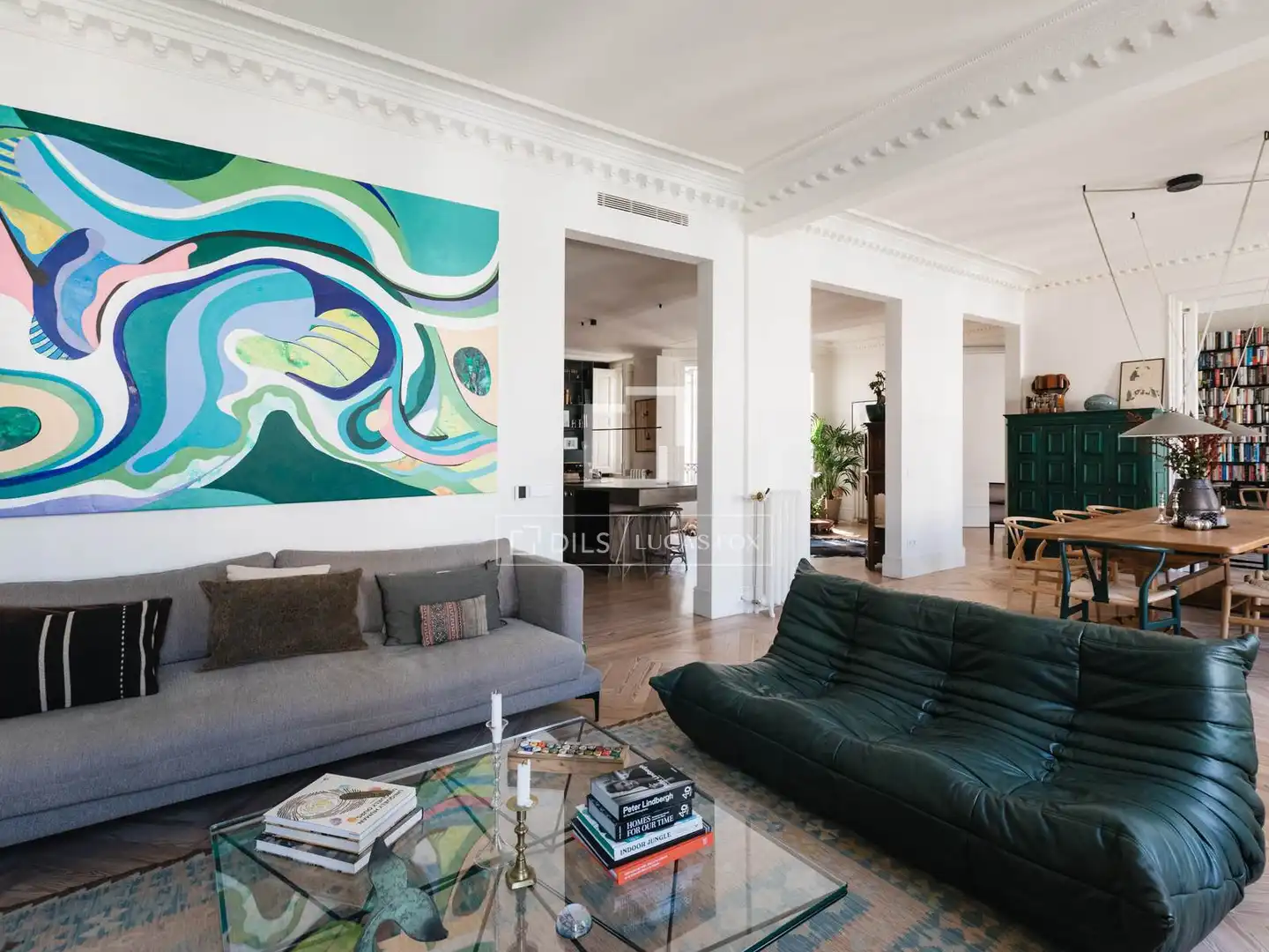 Sala de estar de Piso de alquiler en Salamanca con Aire acondicionado, Amueblado y Balcón