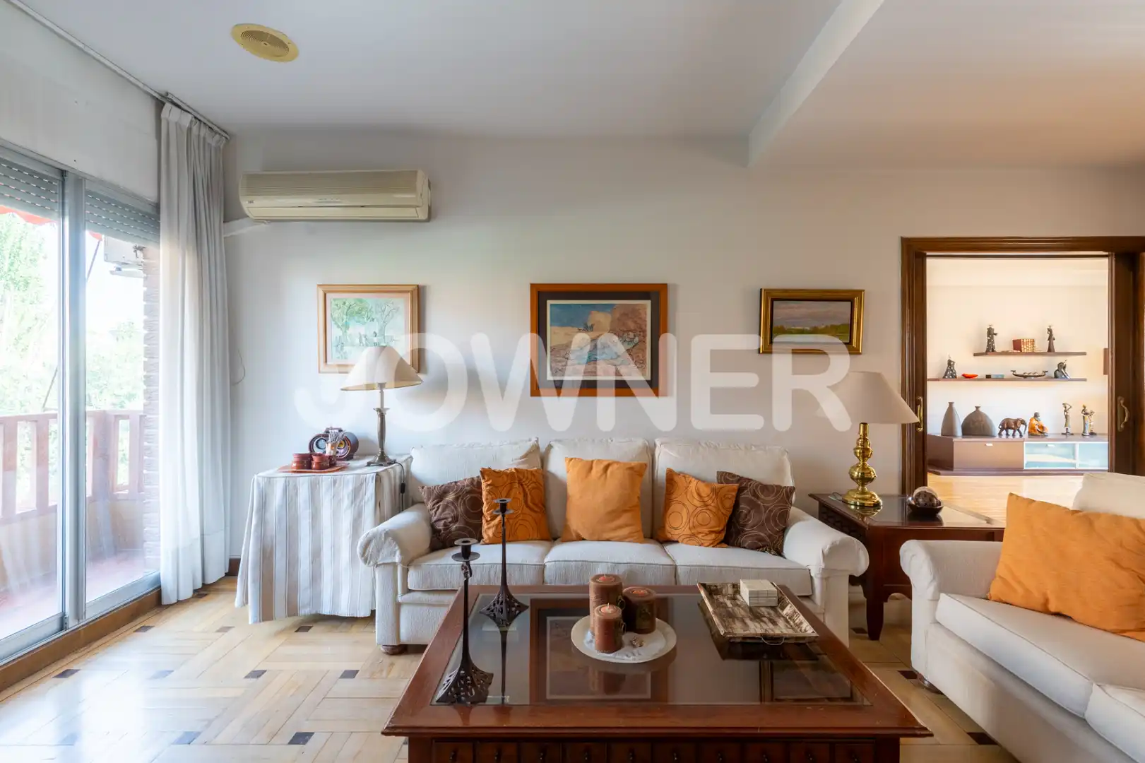 Sala de estar de Piso en venta en Pozuelo de Alarcón con Aire acondicionado, Calefacción y Terraza