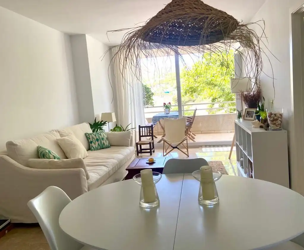 Sala d'estar de Apartament de lloguer en Andratx amb Moblat, Balcó i Piscina comunitària