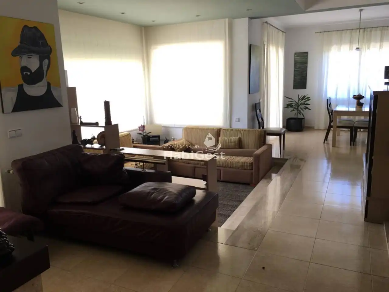 Sala de estar de Casa o chalet en venta en Fontcoberta con Jardín privado, Terraza y Piscina