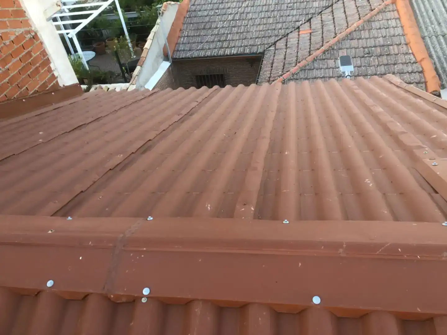 Terrassa de Casa adosada en venda en Cedillo del Condado amb Piscina