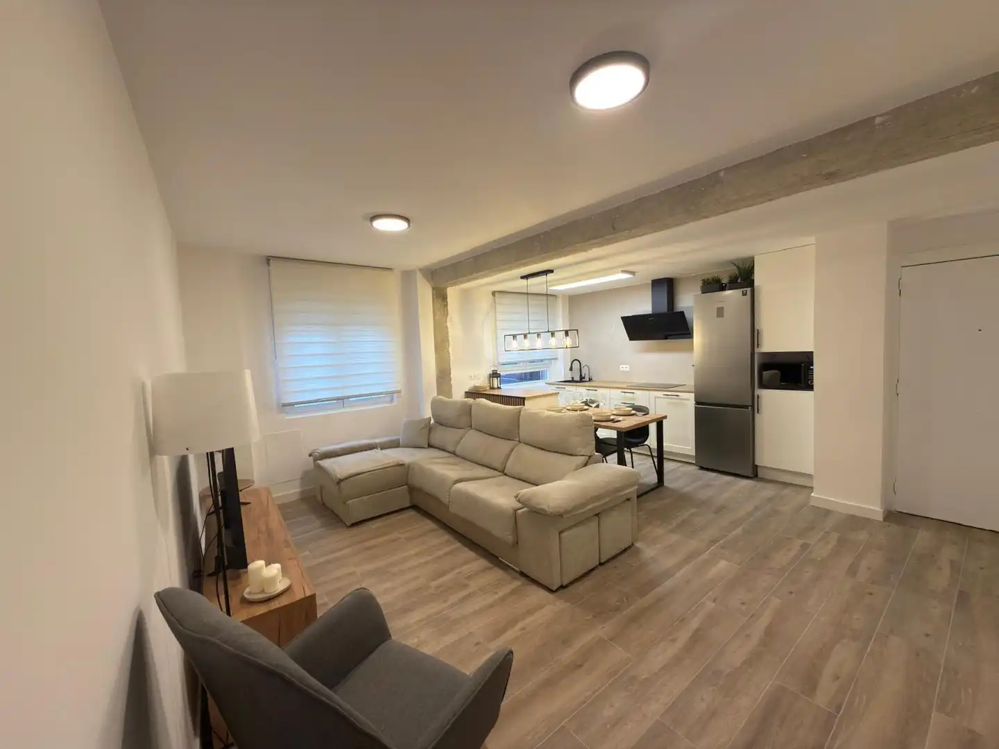 Sala de estar de Piso en venta en Oviedo  con Amueblado