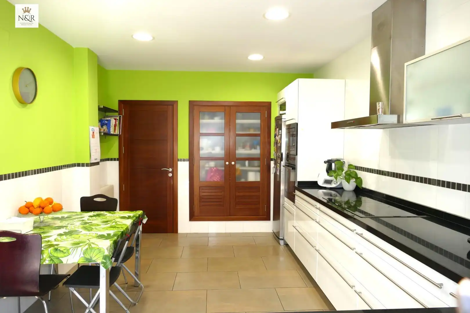 Küche von Haus oder Chalet zur Miete in Binissalem mit Klimaanlage, Heizung und Privatgarten