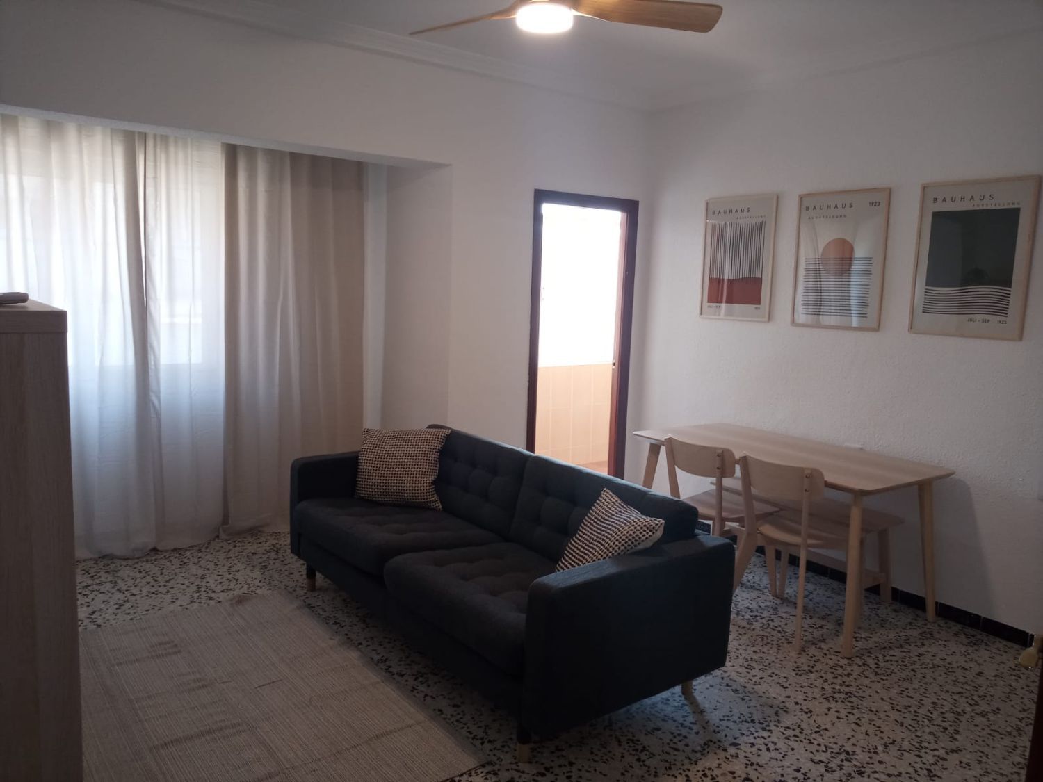 Sala de estar de Piso de alquiler en Mérida con Terraza y Balcón