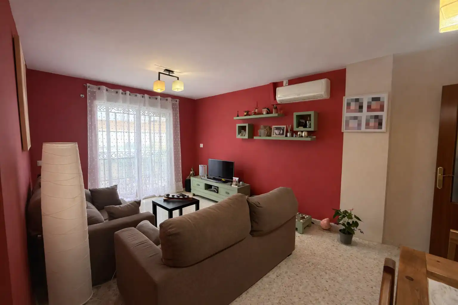 Living room of Flat for sale in Gibraleón  with Air Conditioner and Storage room