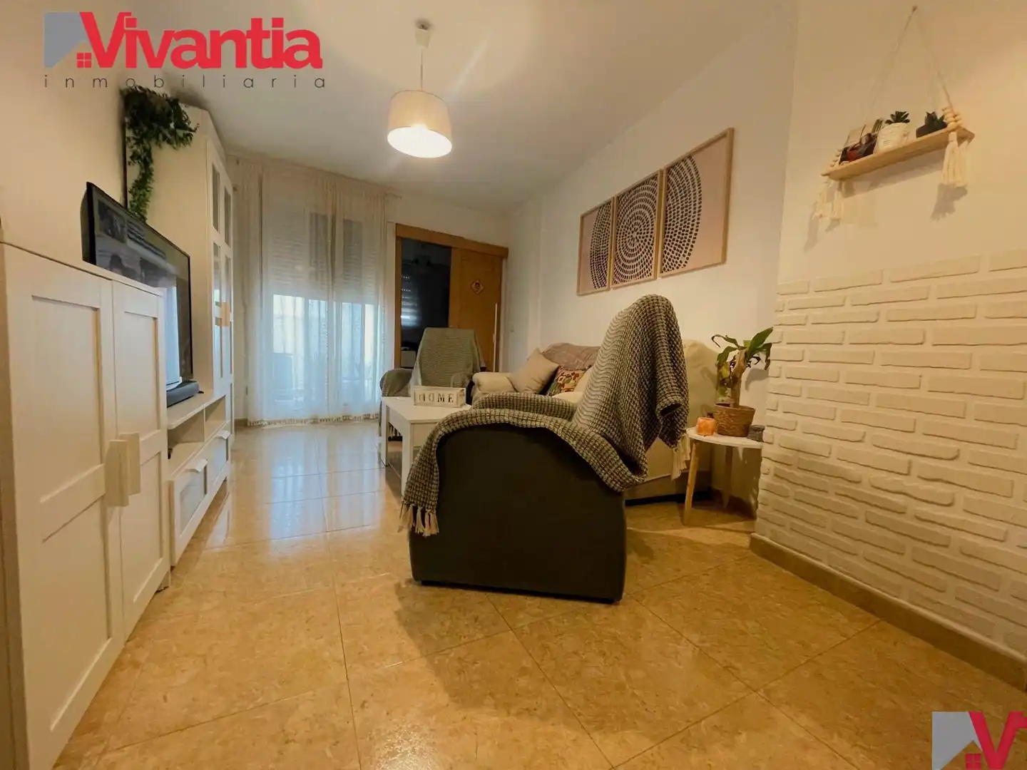 Wohnzimmer von Dachboden zum Verkauf in Lorca mit Klimaanlage, Terrasse und Abstellraum
