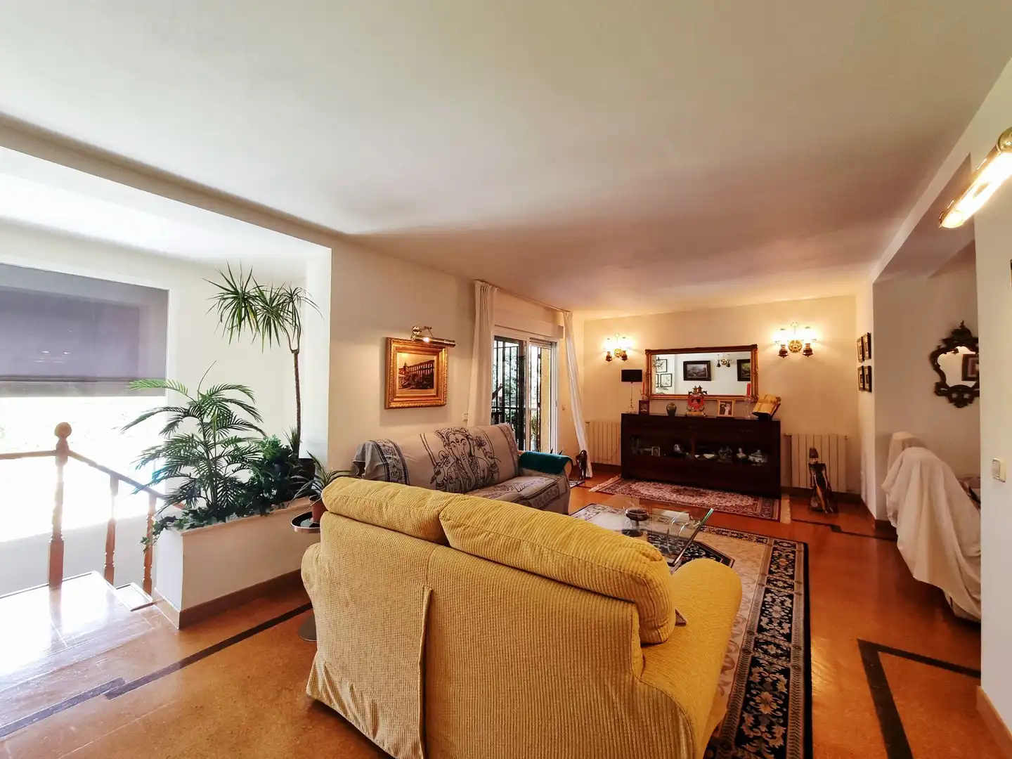 Sala d'estar de Casa o xalet en venda en Boadilla del Monte amb Calefacció, Jardí privat i Terrassa