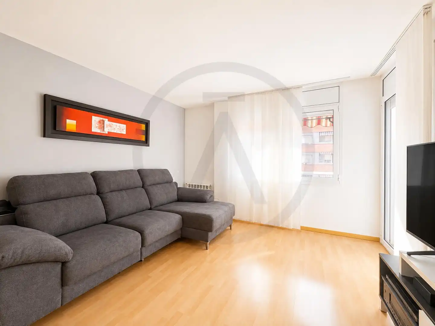 Sala d'estar de Pis en venda en Terrassa amb Aire condicionat, Calefacció i Parquet