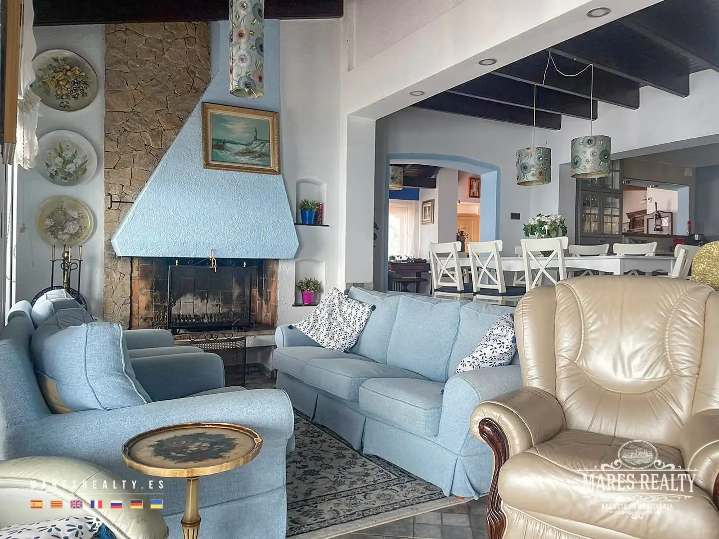 Sala de estar de Casa o chalet en venta en Lloret de Mar con Calefacción, Jardín privado y Piscina