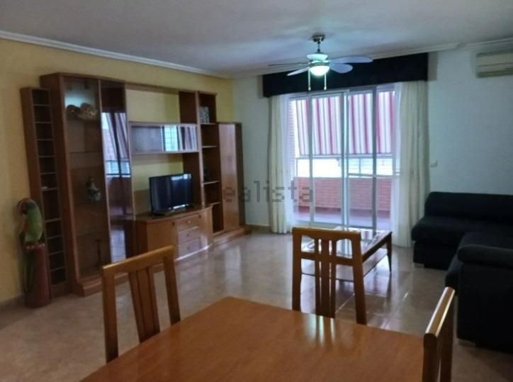 Sala d'estar de Pis de lloguer en Alicante / Alacant amb Aire condicionat, Calefacció i Terrassa