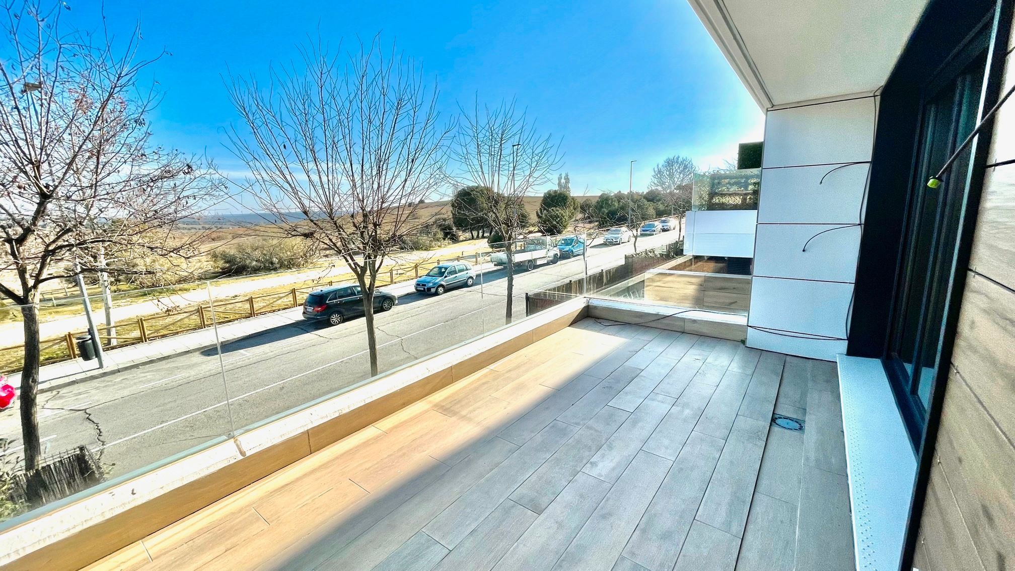 Terraza de Piso de alquiler en Las Rozas de Madrid con Aire acondicionado, Calefacción y Jardín privado