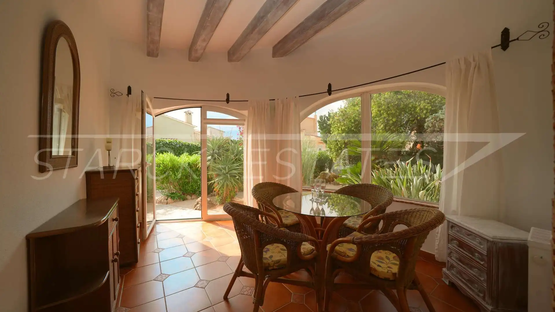 Jardí de Casa o xalet en venda en Els Poblets amb Aire condicionat, Jardí privat i Piscina