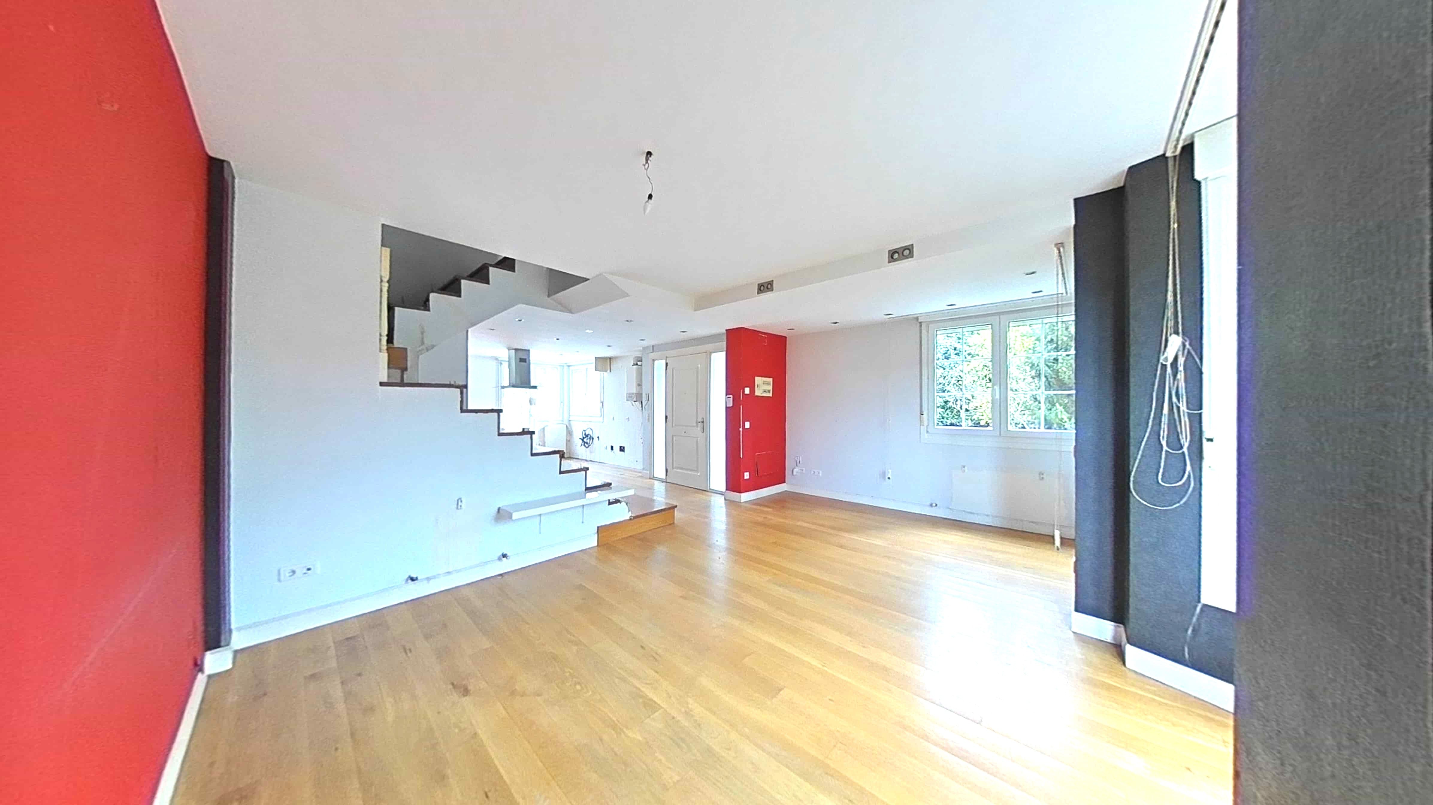 Sala d'estar de Apartament en venda en Guriezo amb Jardí privat, Piscina i Balcó