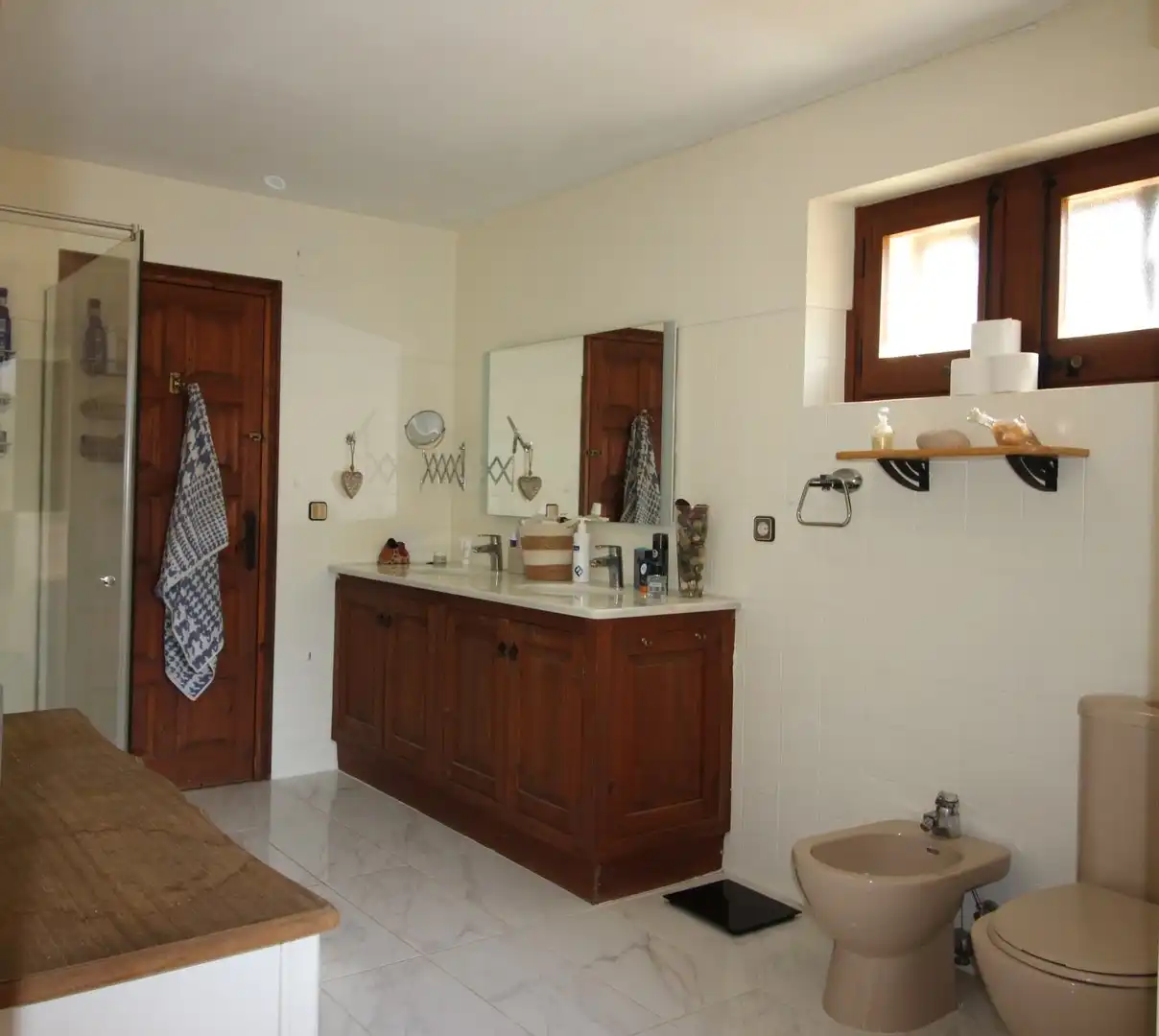 Bathroom of Houses for sale in Darnius  with Heating, Terrace and Storage room