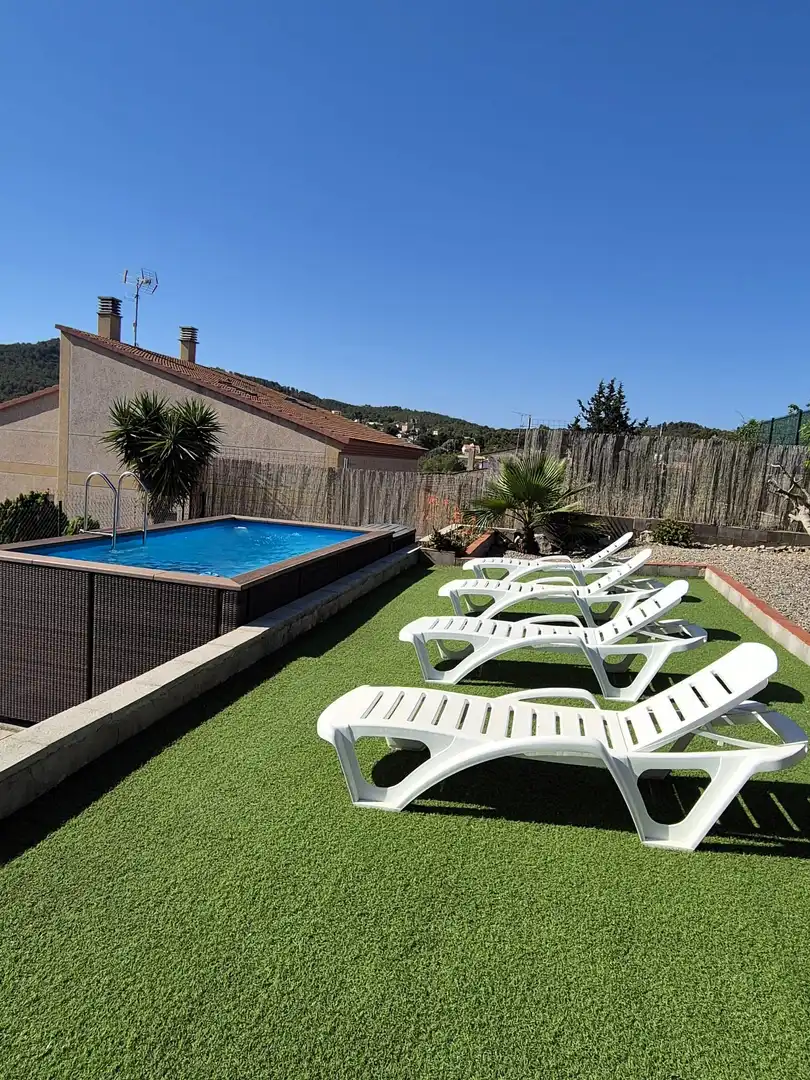 Swimming pool of Houses for sale in Olèrdola  with Heating and Private garden