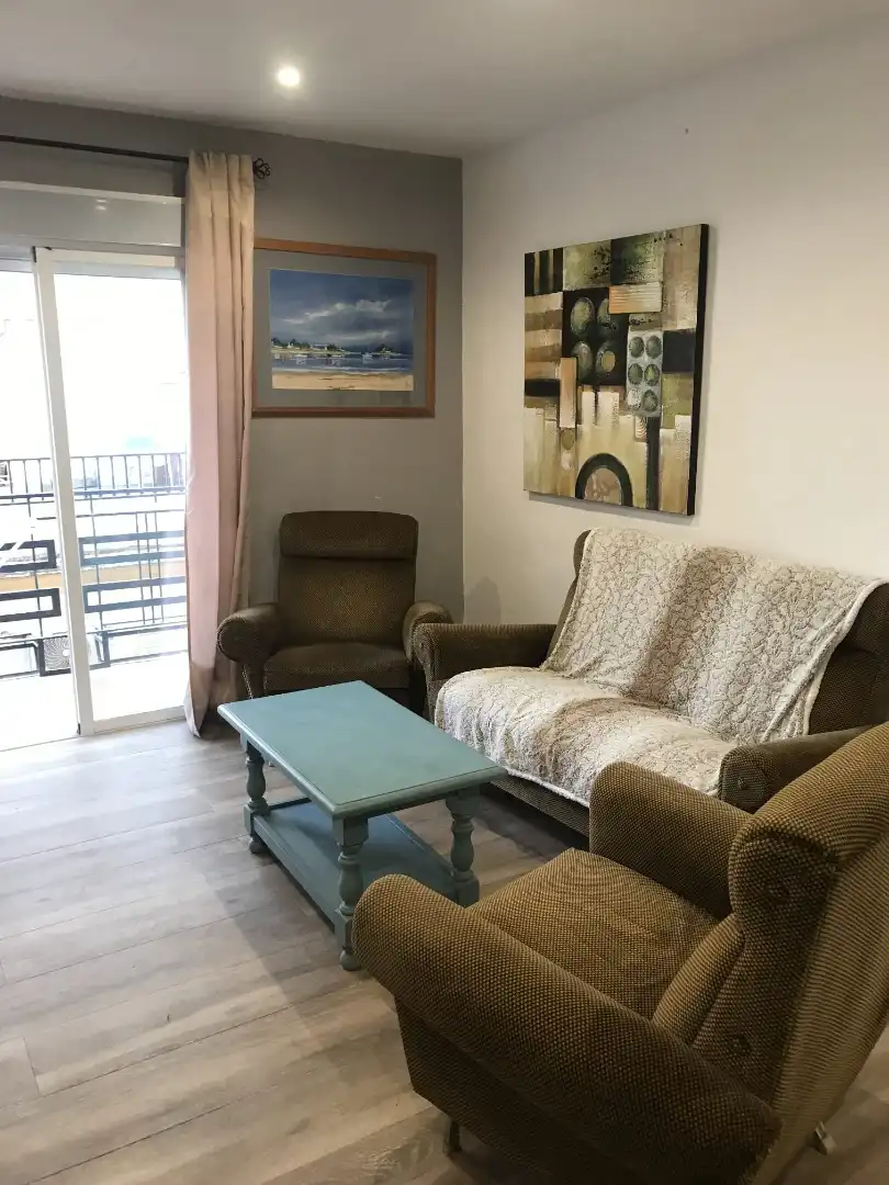 Living room of Flat for rent in Granada  with Terrace, Furnished and Washing machine