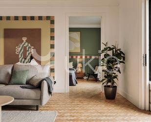 Living room of Apartment to rent in  Barcelona Capital  with Air Conditioner, Heating and Furnished