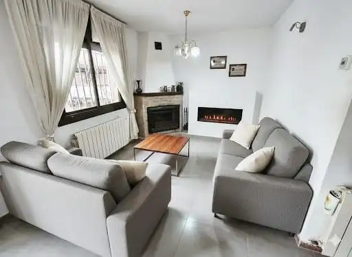 Sala de estar de Casa o chalet en venta en Polinyà con Calefacción, Jardín privado y Terraza