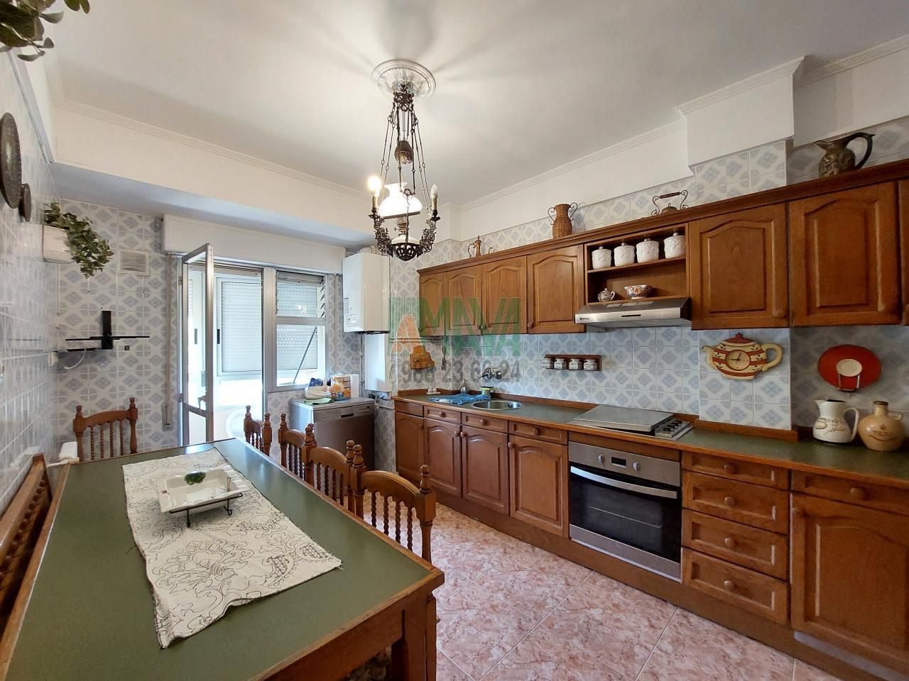 Kitchen of Flat to rent in Ourense Capital   with Heating and Furnished