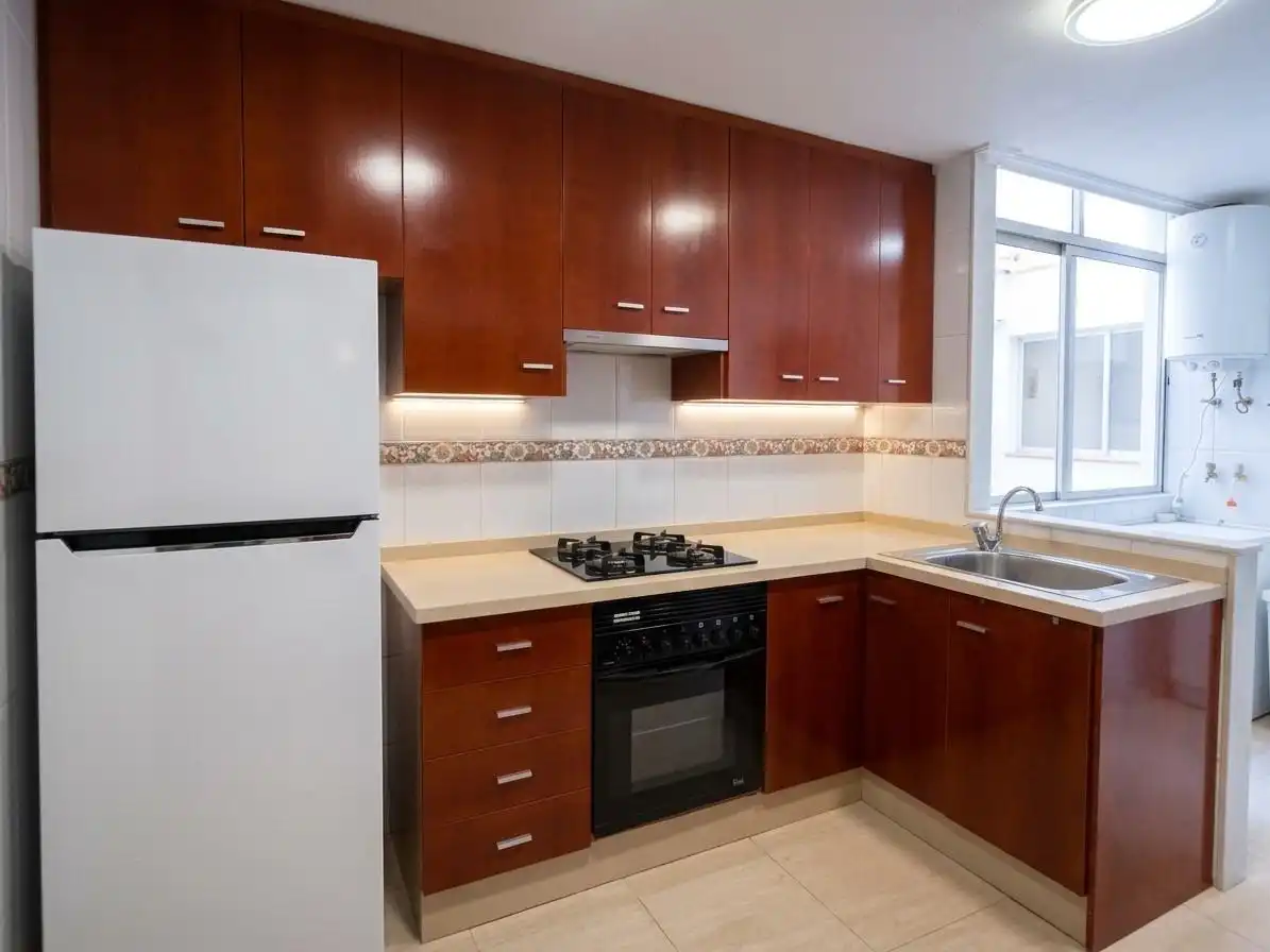 Küche von Wohnung zum Verkauf in Elche / Elx mit Klimaanlage und Balkon