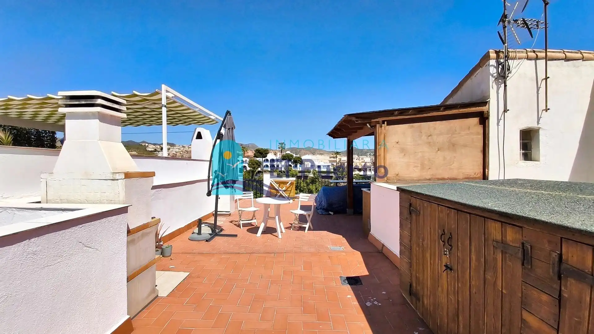 Terrasse von Dachboden zum Verkauf in Mazarrón mit Klimaanlage, Heizung und Terrasse