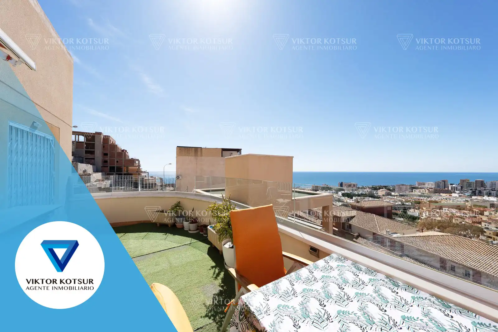 Terraza de Ático en venta en Roquetas de Mar con Aire acondicionado, Terraza y Trastero