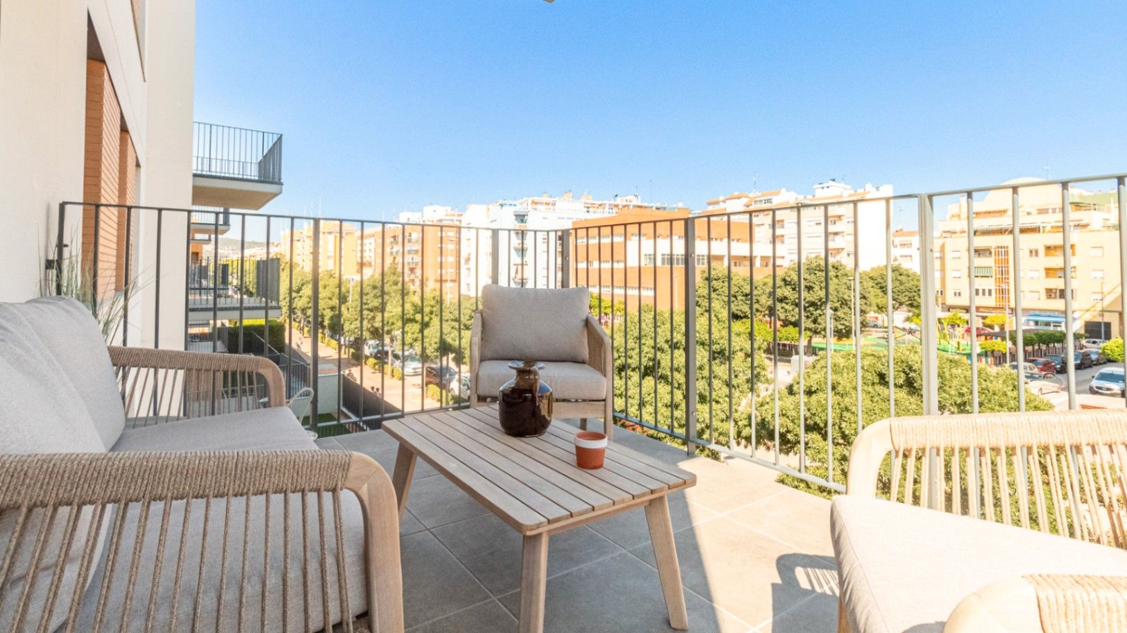 Terraza de Piso en venta en Dénia con Aire acondicionado, Calefacción y Jardín privado