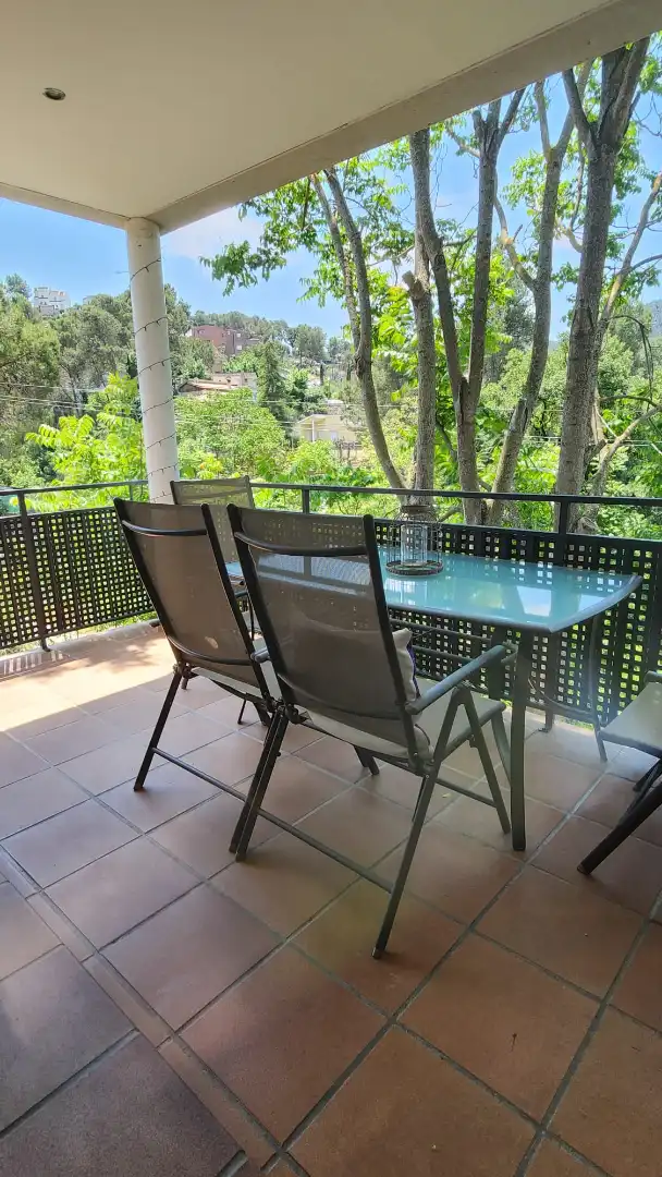 Terraza de Casa o chalet en venta en Vallirana con Jardín privado, Parquet y Terraza