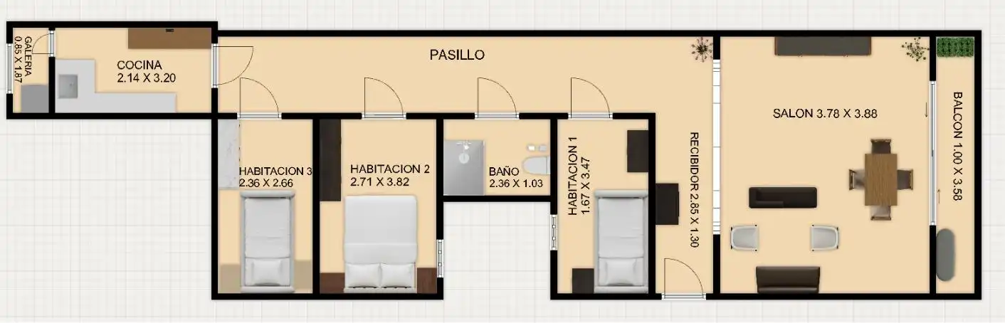 Apartamento en venta en Catarroja