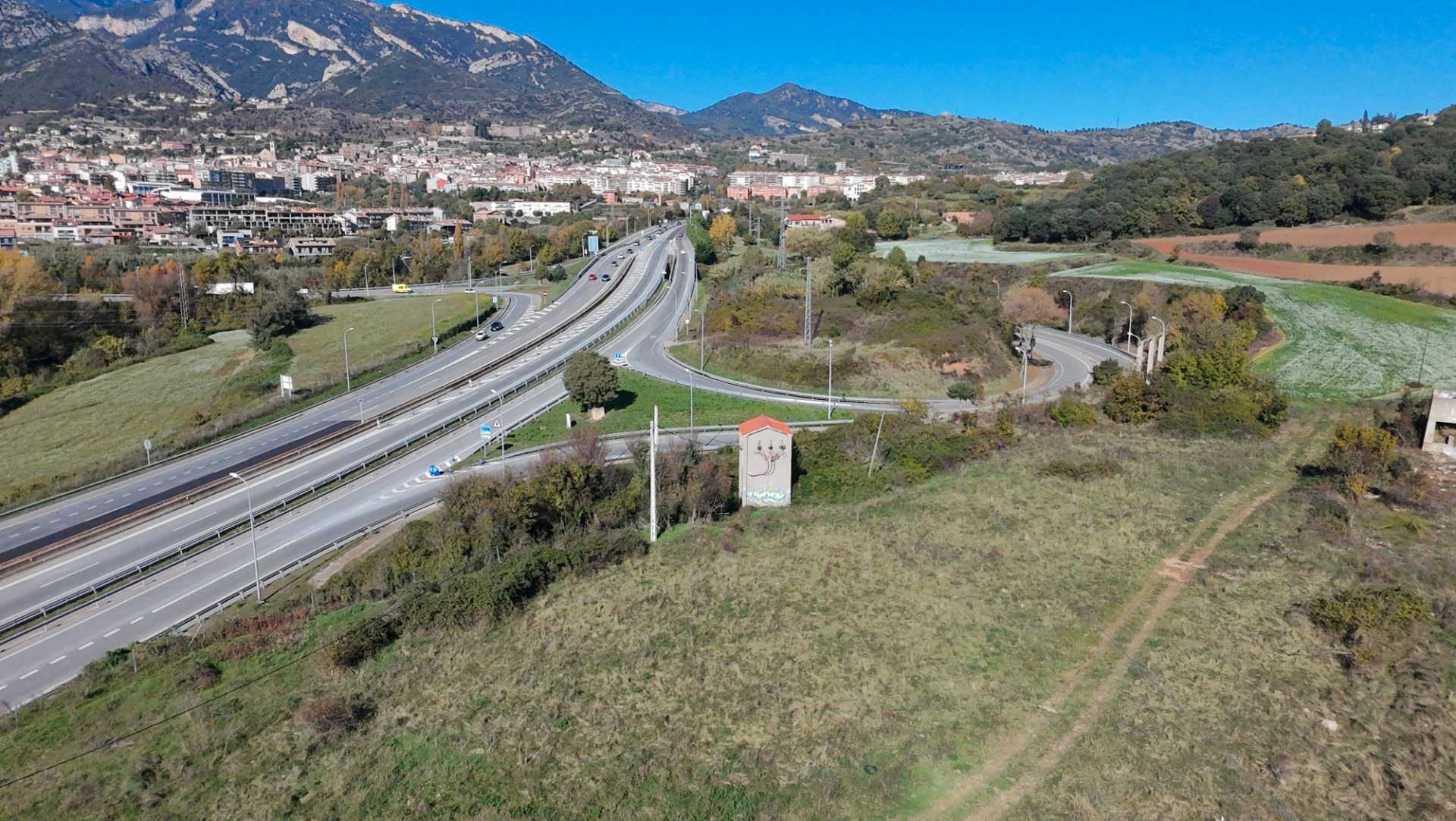 Exterior view of Industrial land for sale in Berga