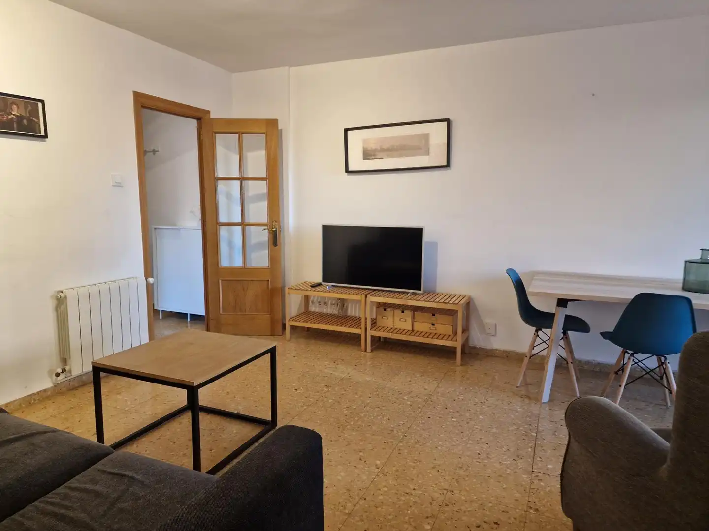 Sala d'estar de Pis de lloguer en Valencia amb Aire condicionat, Calefacció i Terrassa