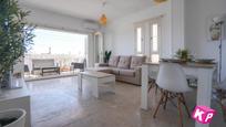 Living room of Flat for sale in Santa Pola  with Air Conditioner, Terrace and Furnished