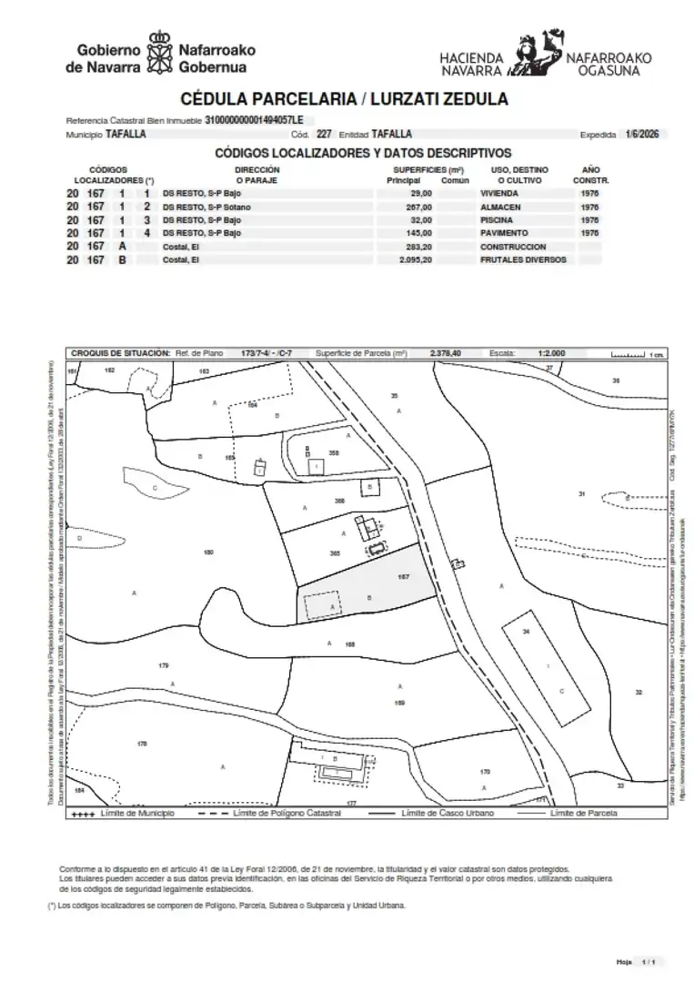 Land for sale in Tafalla