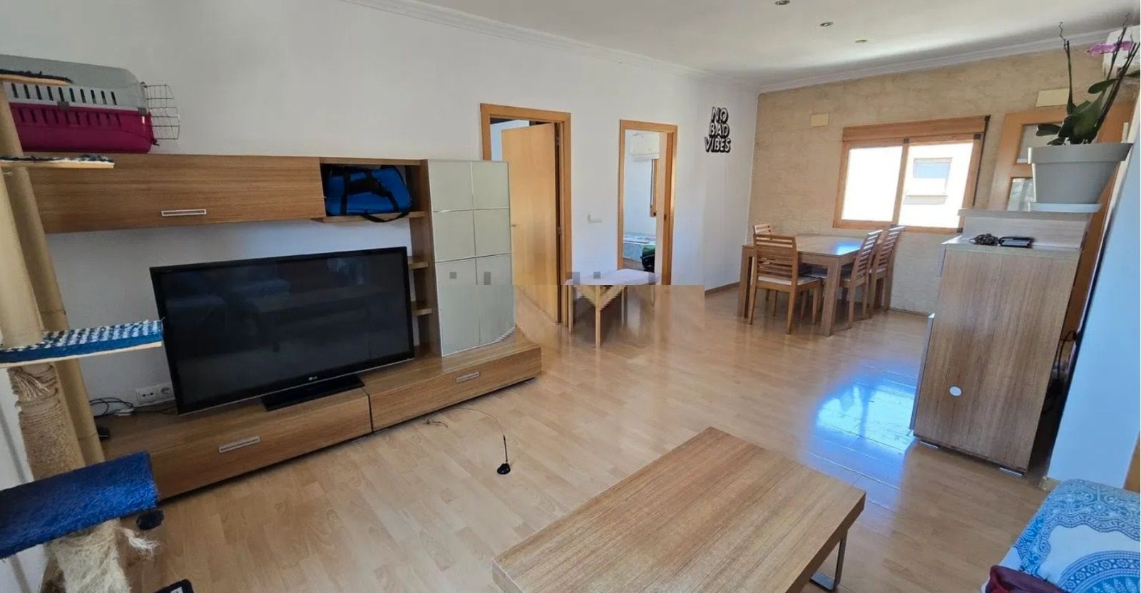 Living room of Flat for sale in Alboraya  with Air Conditioner and Parquet flooring