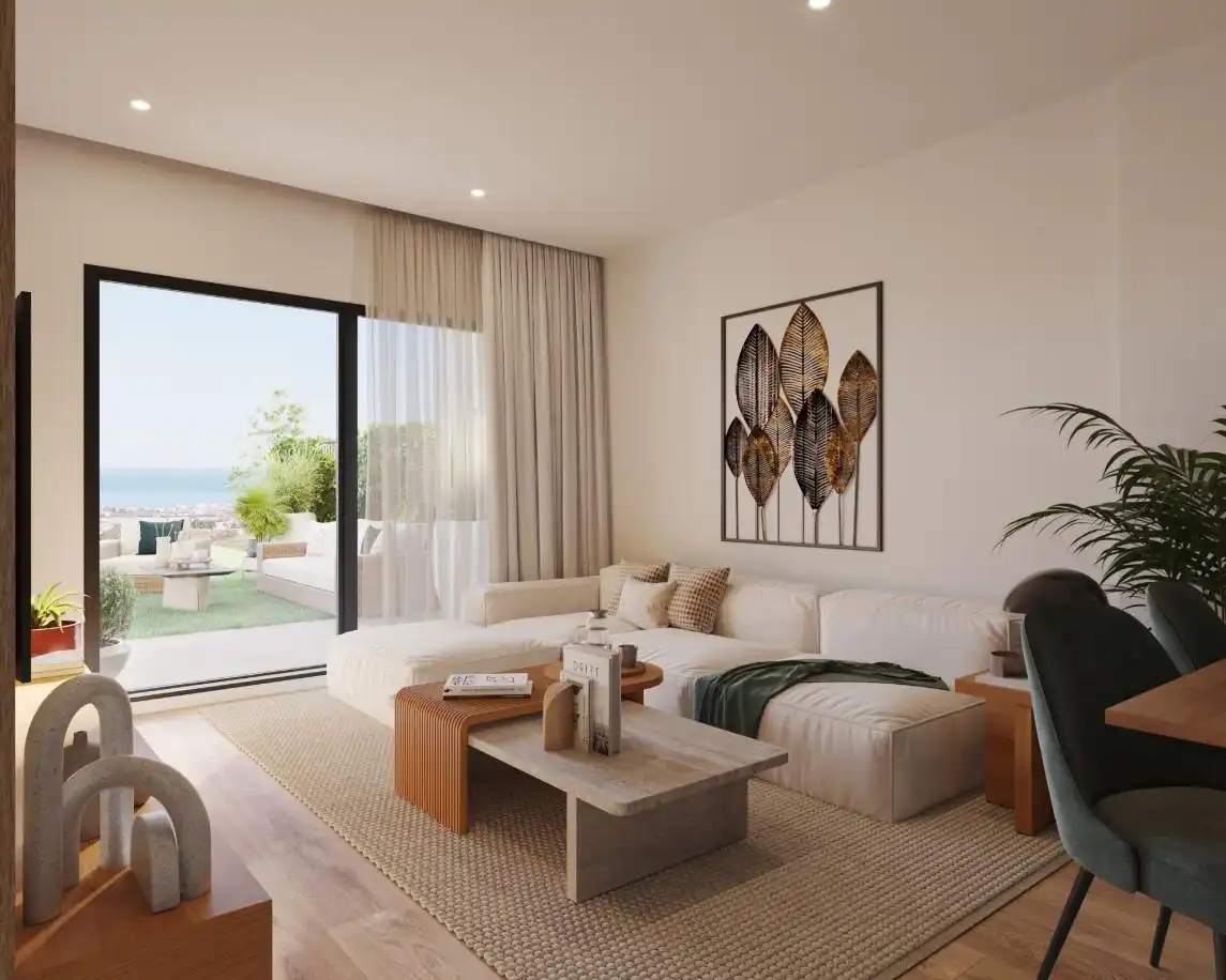 Sala de estar de Apartamento en venta en Torrox con Calefacción, Jardín privado y Terraza