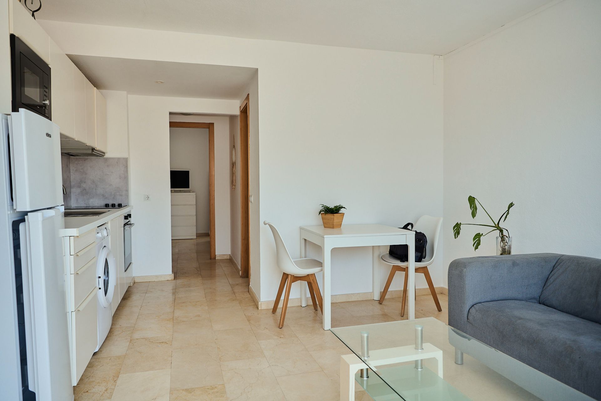 Sala d'estar de Apartament en venda en Santa Eulària des Riu amb Aire condicionat, Calefacció i Terrassa