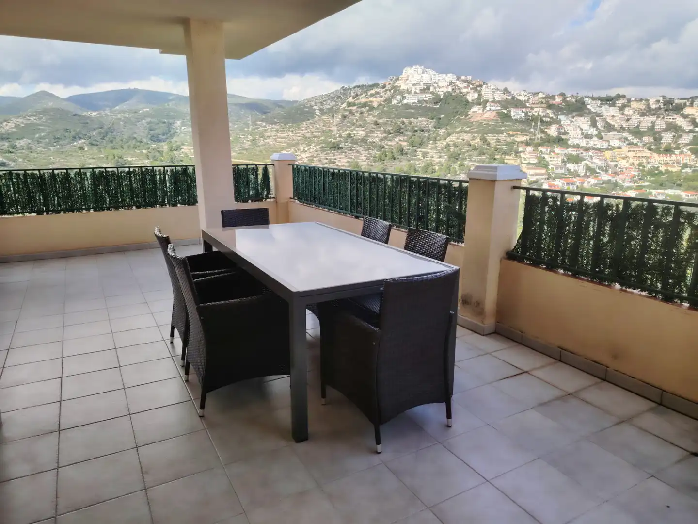 Terrassa de Apartament en venda en Peñíscola / Peníscola amb Terrassa, Moblat i Rentadora