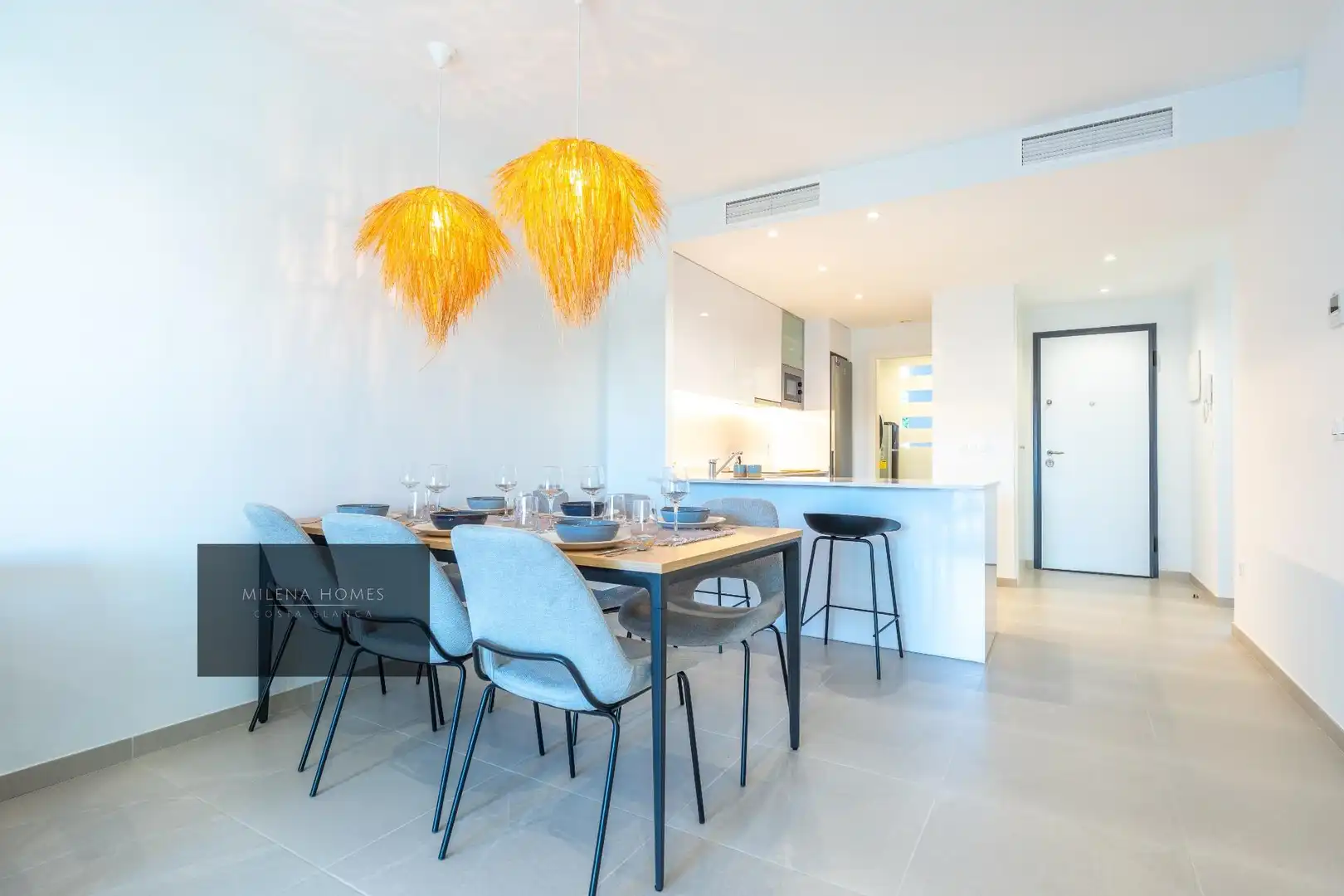 Menjador de Apartament en venda en Orihuela amb Aire condicionat, Calefacció i Jardí privat