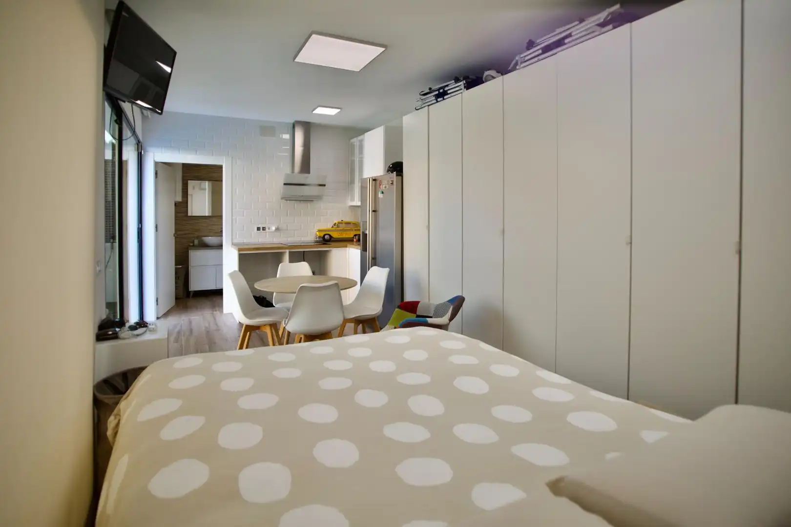 Bedroom of Detached homes for sale in Monforte del Cid  with Air Conditioner, Private garden and Parquet flooring