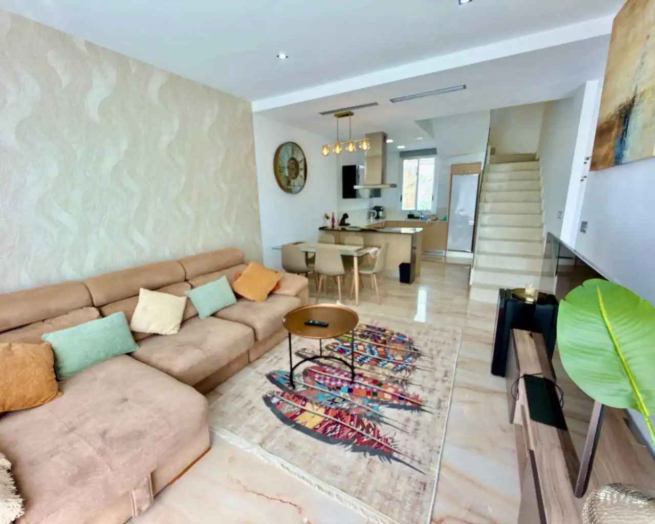Sala d'estar de Casa o xalet en venda en Rojales amb Aire condicionat, Jardí privat i Terrassa